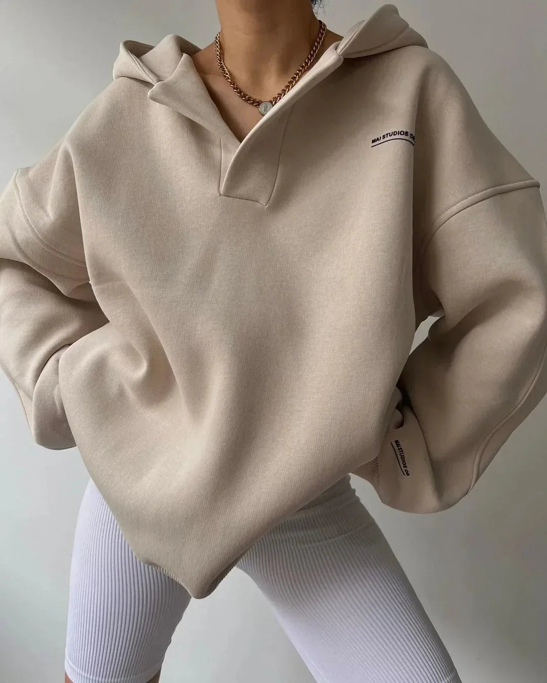 Candice | Women's Relaxed-Fit Oversized Pullover Hoodie for Winter