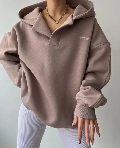 Candice | Women's Relaxed-Fit Oversized Pullover Hoodie for Winter