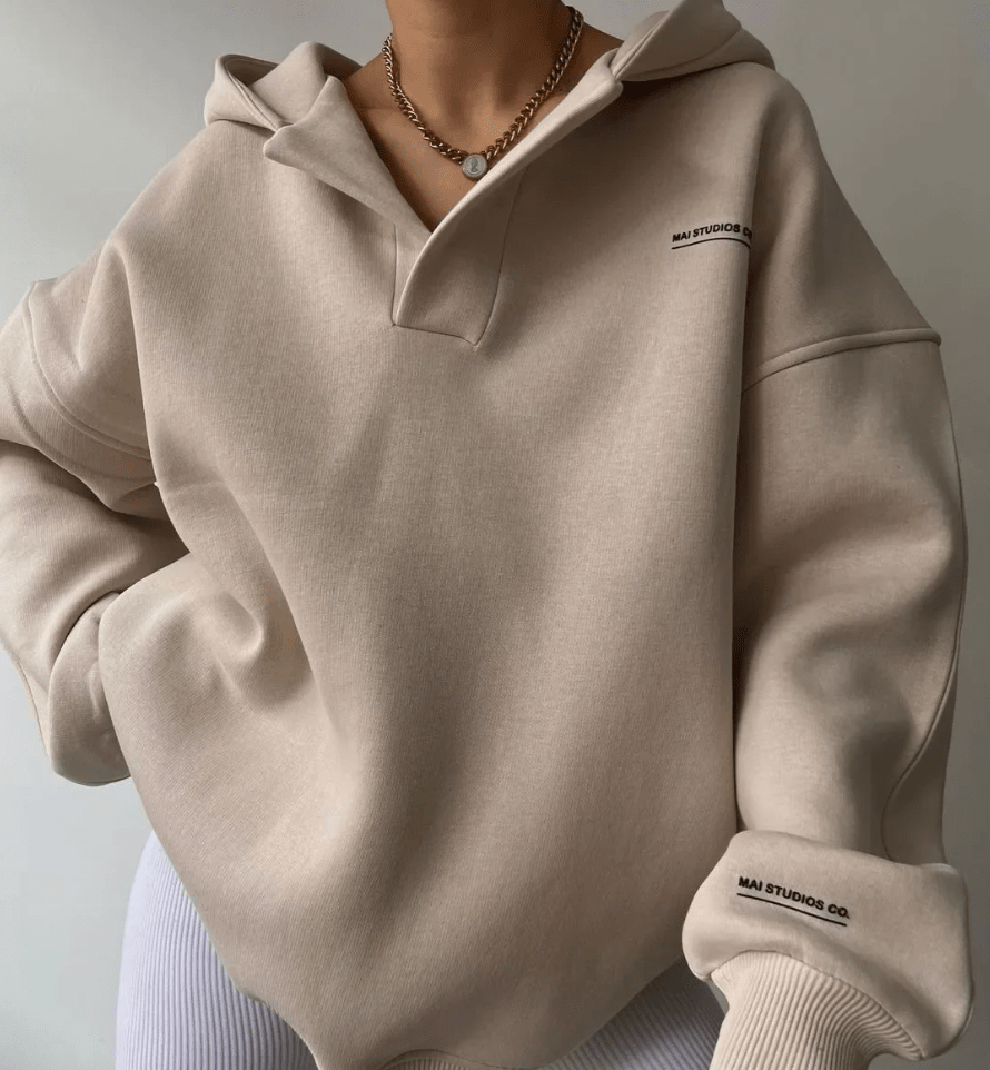 Candice | Women's Relaxed-Fit Oversized Pullover Hoodie for Winter