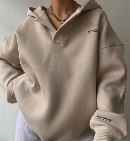 Candice | Women's Relaxed-Fit Oversized Pullover Hoodie for Winter