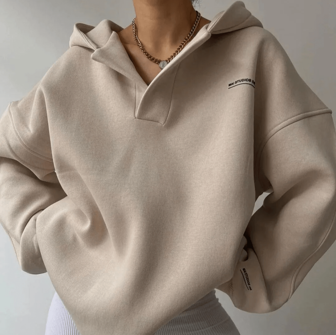 Candice | Women's Relaxed-Fit Oversized Pullover Hoodie for Winter
