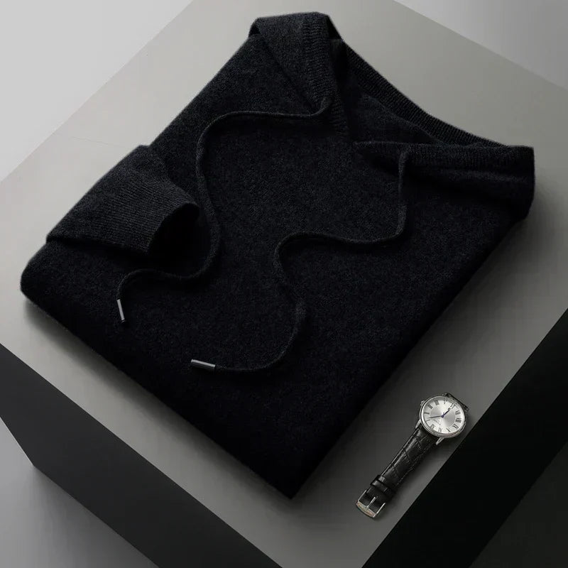 Marius | Men's Long-Sleeve Drawstring Hoodie for Winter