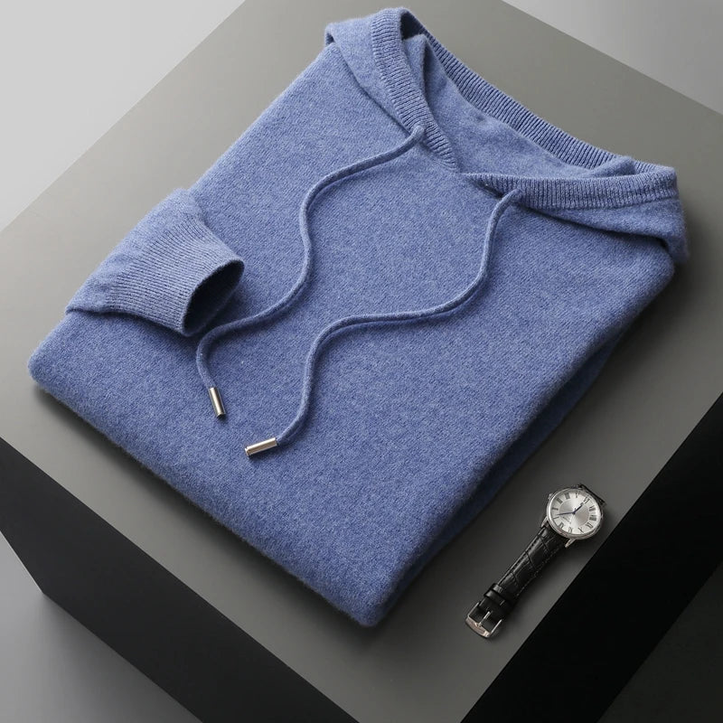 Marius | Men's Long-Sleeve Drawstring Hoodie for Winter