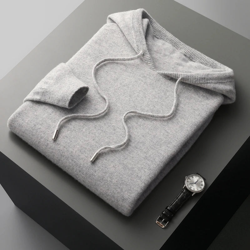 Marius | Men's Long-Sleeve Drawstring Hoodie for Winter