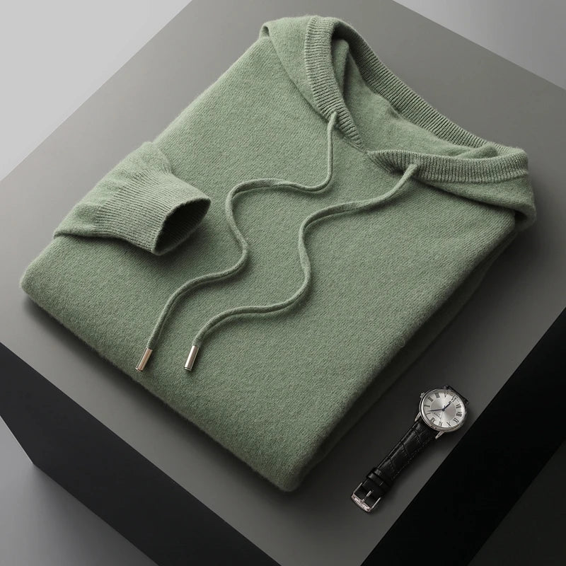 Marius | Men's Long-Sleeve Drawstring Hoodie for Winter