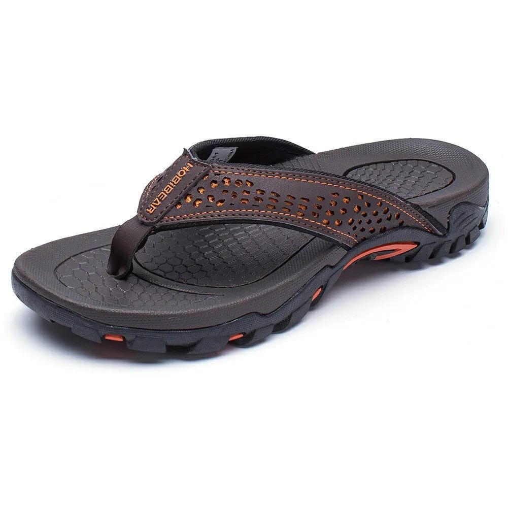 Men's Athletic Flip Flops with Comfort Arch Support