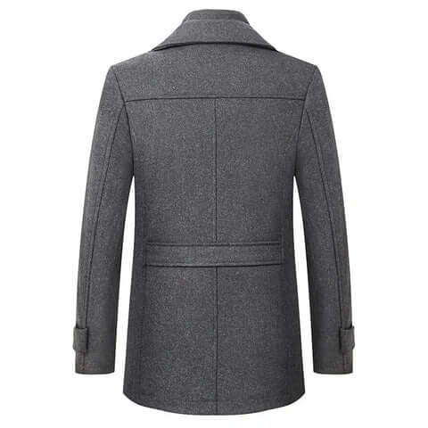 Owen | Men's Double-Breasted Windproof Coat with Warm Lining
