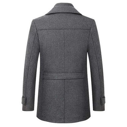 Owen | Men's Double-Breasted Windproof Coat with Warm Lining