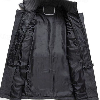 Toby | Men's Classic Double-Breasted Tailored Wool Overcoat for Winter