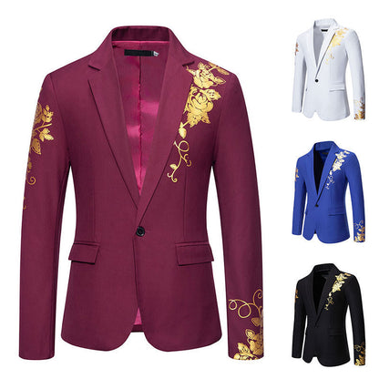 Zachary | Men's Elegant Floral Blazer