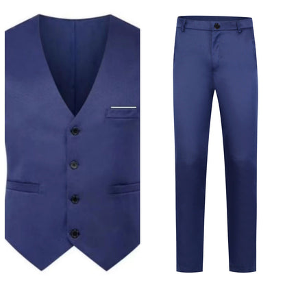 Freddie | Men's Elegant Satin Waistcoat
