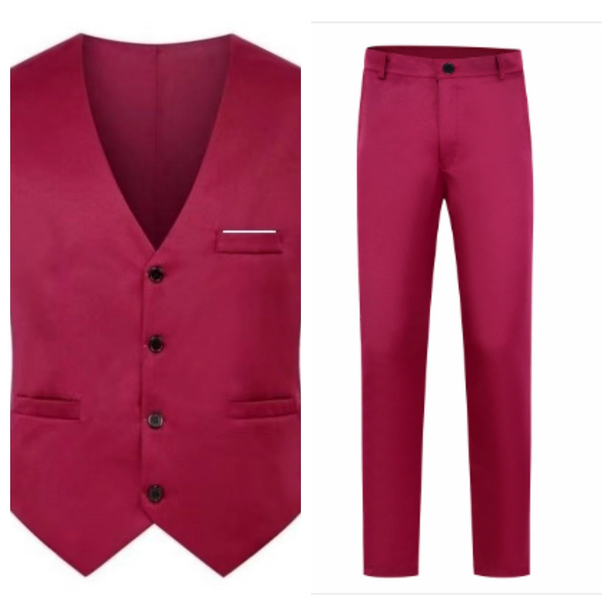 Freddie | Men's Elegant Satin Waistcoat