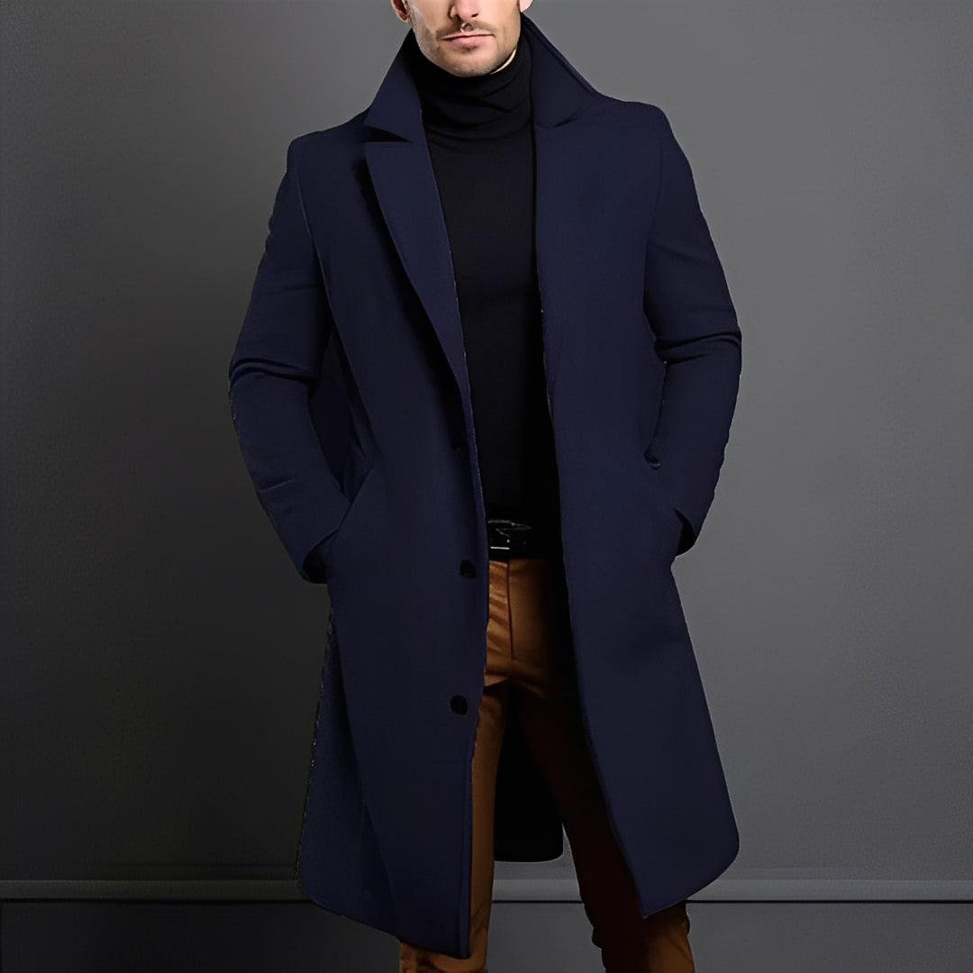 Noah | Men's Sophisticated Wool Trench Coat
