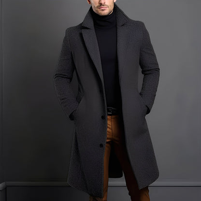 Noah | Men's Sophisticated Wool Trench Coat