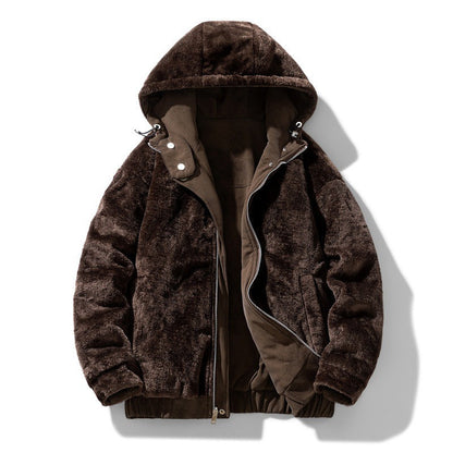 Finley | Men's Faux Suede Hooded Jacket