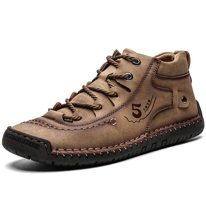 Kieran | Men's Hand-Stitched High-Top Boots