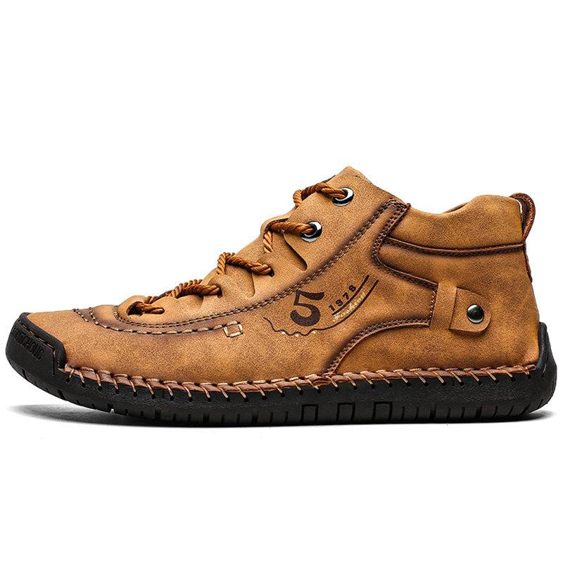 Kieran | Men's Hand-Stitched High-Top Boots