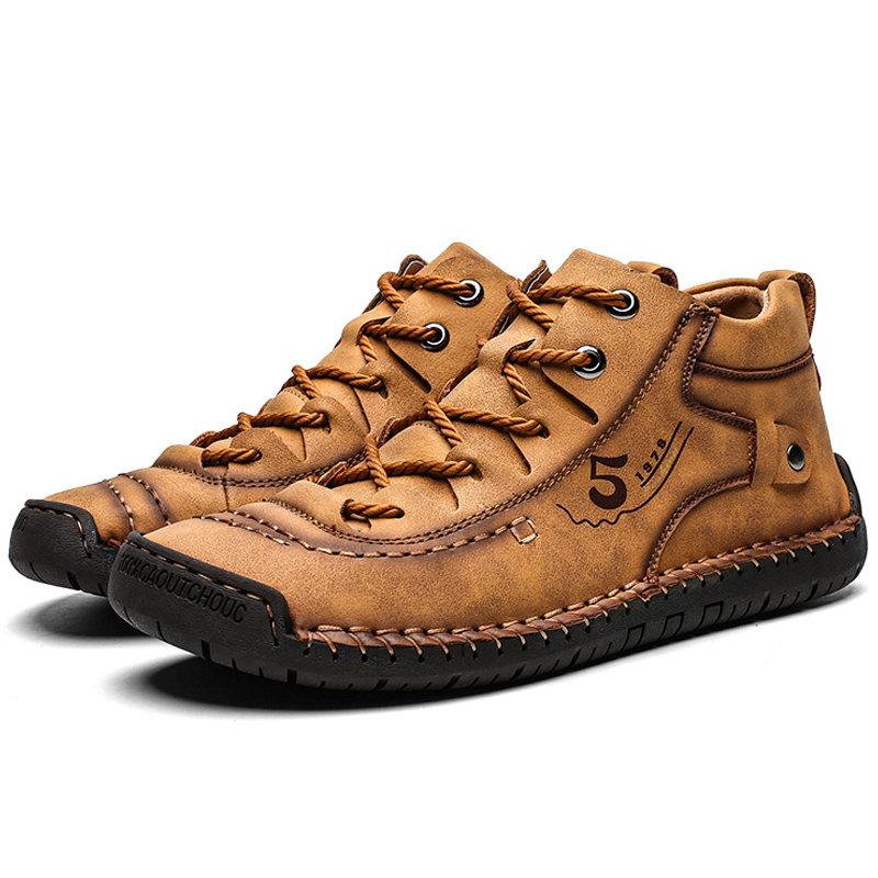 Kieran | Men's Hand-Stitched High-Top Boots