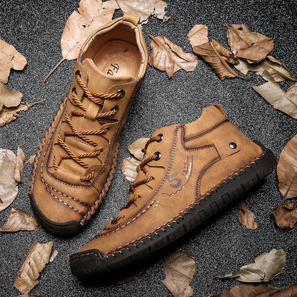 Kieran | Men's Hand-Stitched High-Top Boots