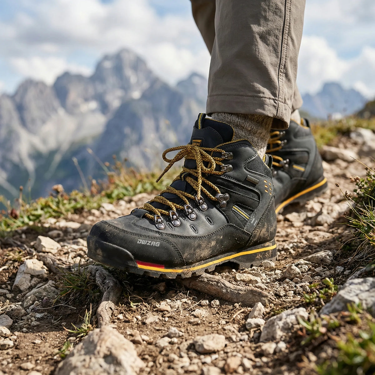 Oliver | Men's Waterproof High-Top Hiking Boots for All-Terrain Adventures