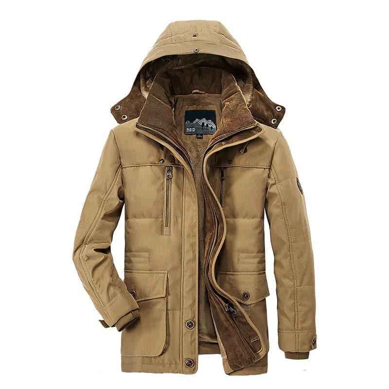 William | Men's Stylish Hooded Parka Jacket for All-Weather Comfort