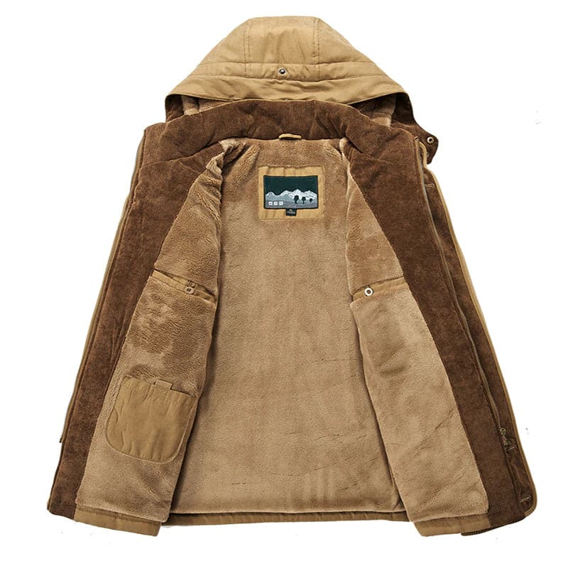William | Men's Stylish Hooded Parka Jacket for All-Weather Comfort