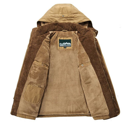 William | Men's Stylish Hooded Parka Jacket for All-Weather Comfort