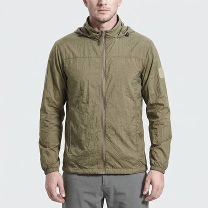 Owen | Men's Lightweight Hooded Tactical Windbreaker Jacket