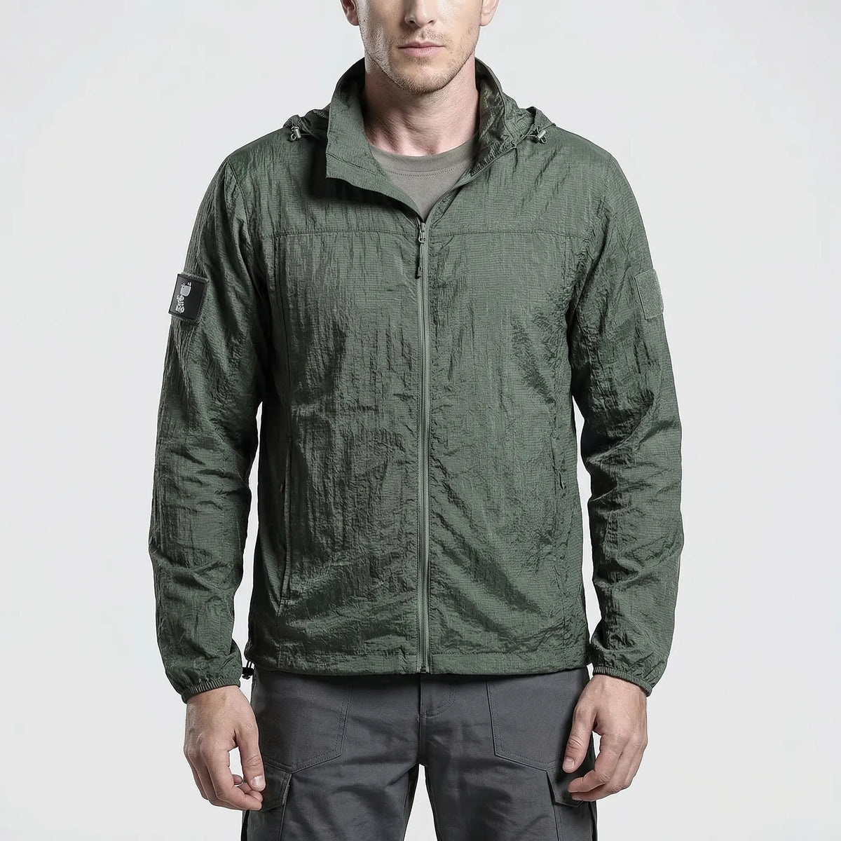 Owen | Men's Lightweight Hooded Tactical Windbreaker Jacket