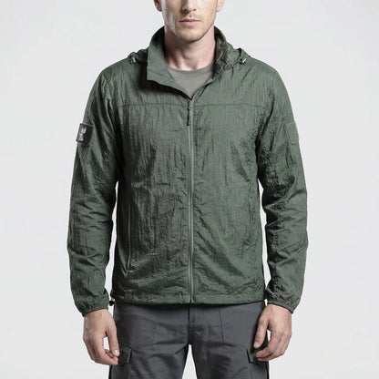 Owen | Men's Lightweight Hooded Tactical Windbreaker Jacket