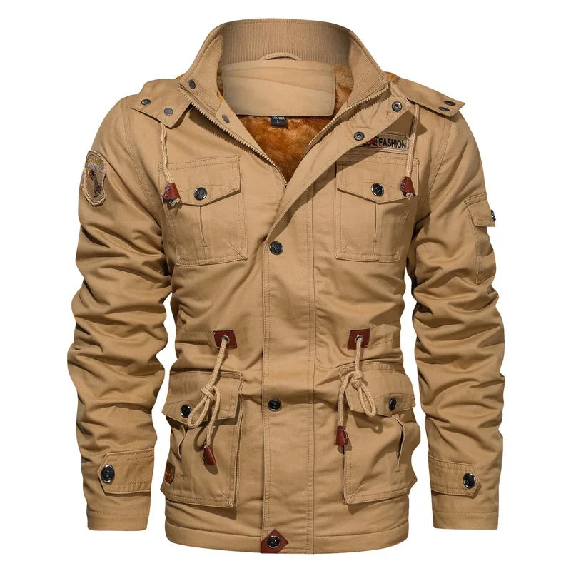 Ian | Men's Military-Inspired Utility Cargo Jacket