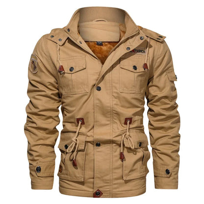 Ian | Men's Military-Inspired Utility Cargo Jacket