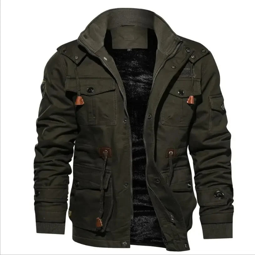 Ian | Men's Military-Inspired Utility Cargo Jacket