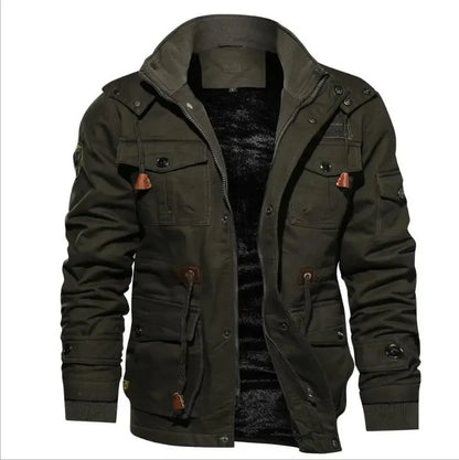 Ian | Men's Military-Inspired Utility Cargo Jacket