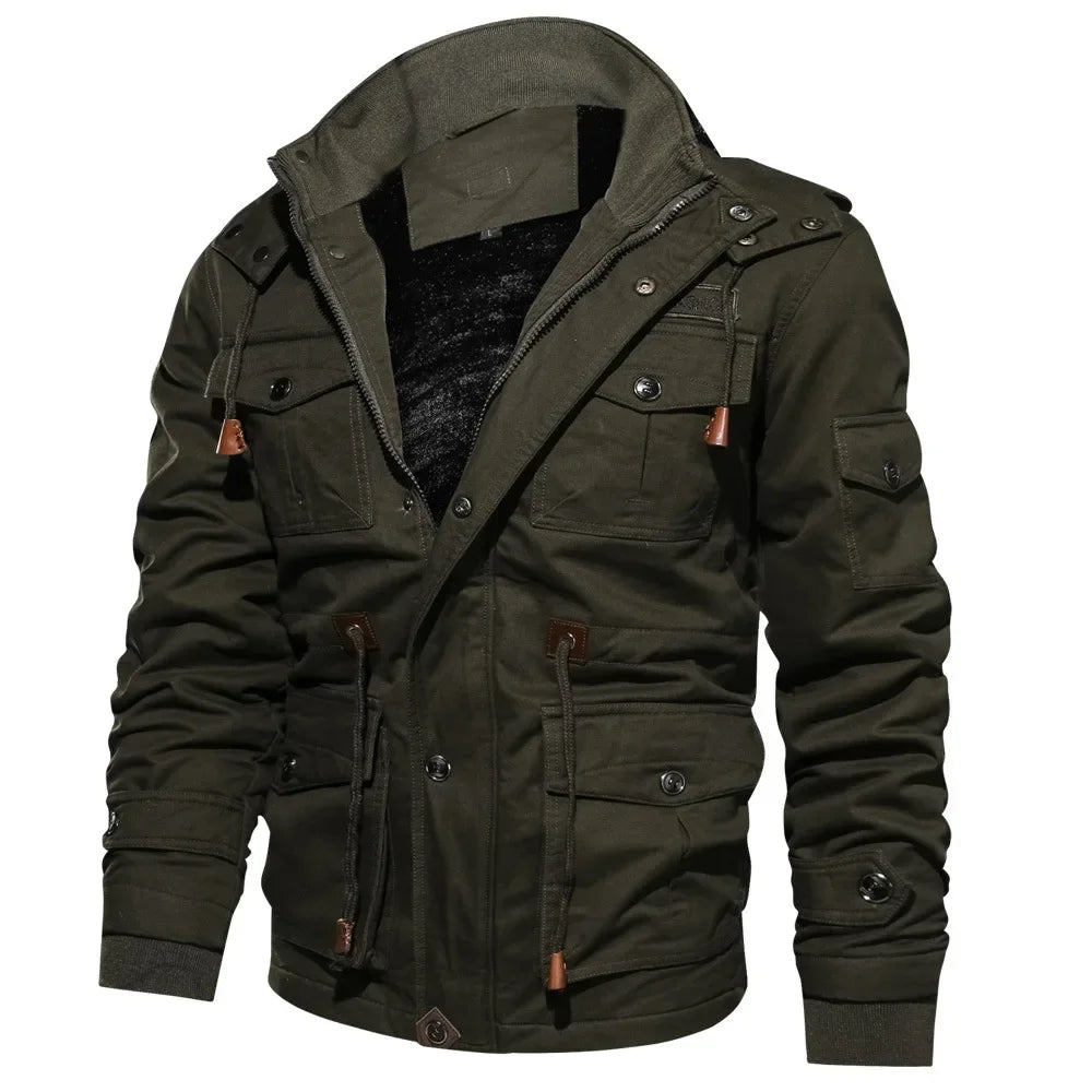 Ian | Men's Military-Inspired Utility Cargo Jacket