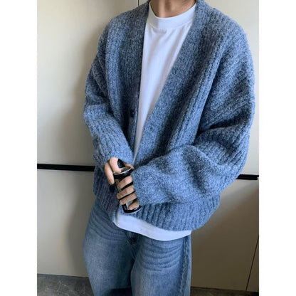Archie | Men's Oversized Button-Front Cardigan for Winter