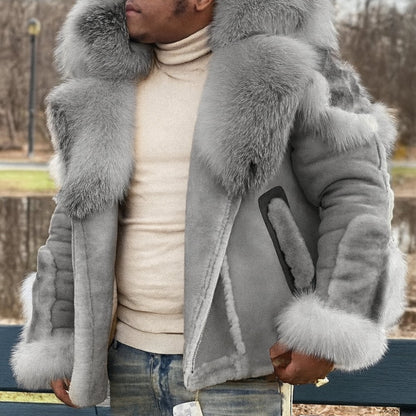 Alfie | Men's Oversized Winter Coat with Heavy Collar
