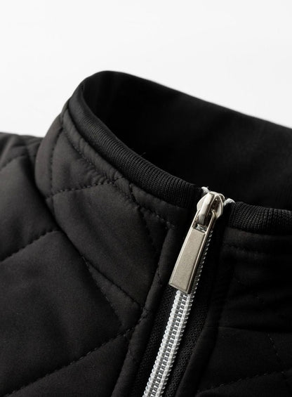 James | Men's Quilted Fleece-Lined Full-Zip Bomber Jacket