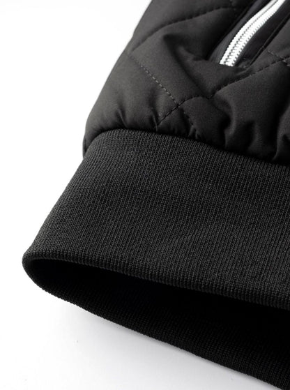 James | Men's Quilted Fleece-Lined Full-Zip Bomber Jacket