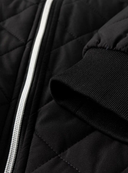 James | Men's Quilted Fleece-Lined Full-Zip Bomber Jacket