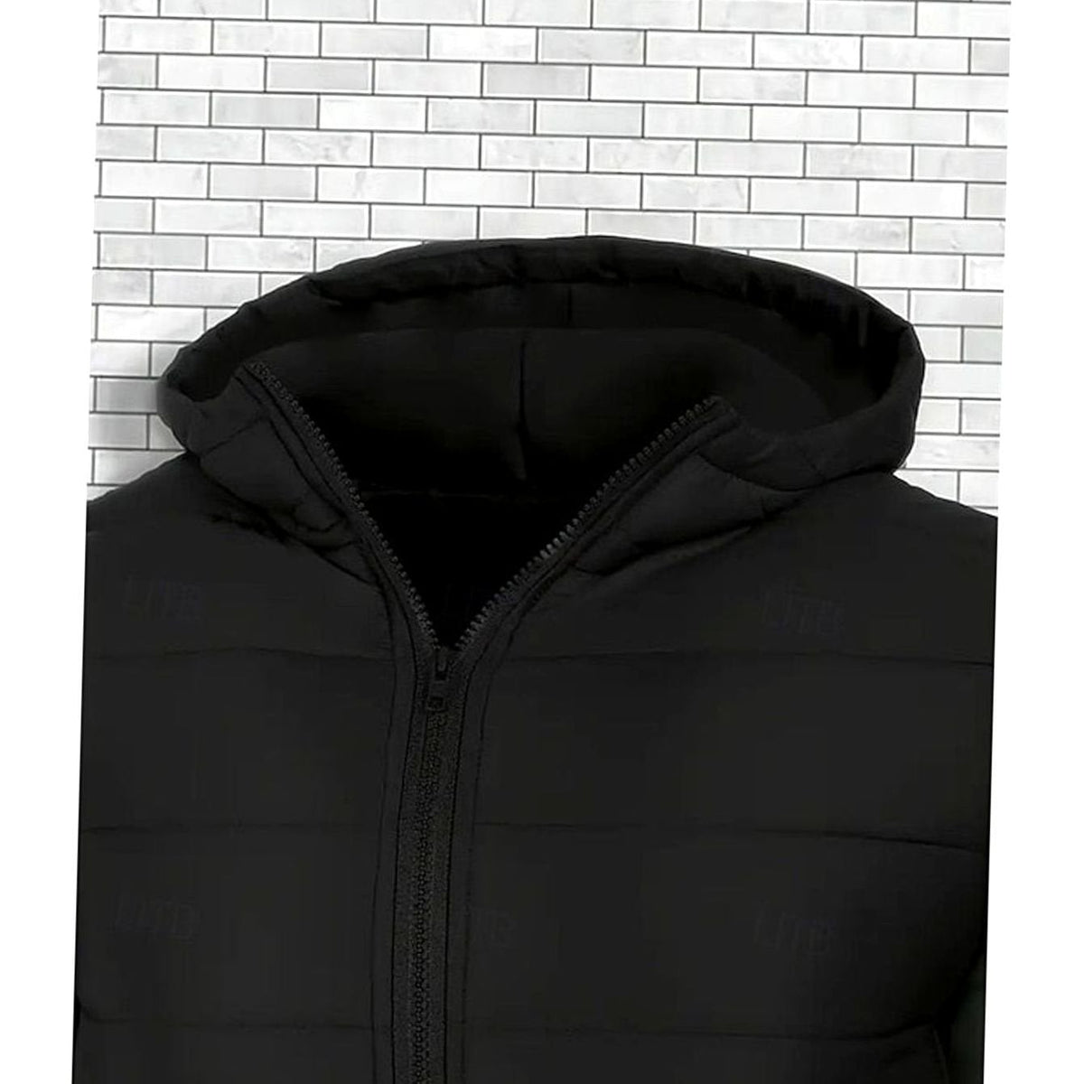Quentin | Men's Regular-Fit Hooded Quilted Coated Puffer Jacket for Winter