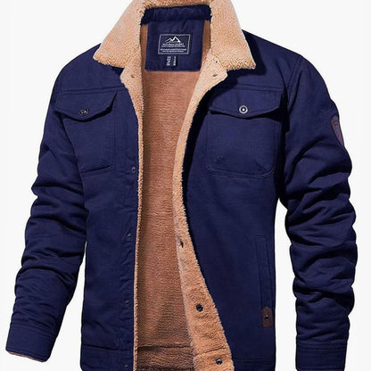 Dominic | Men's Warm Sherpa-Lined Winter Jacket