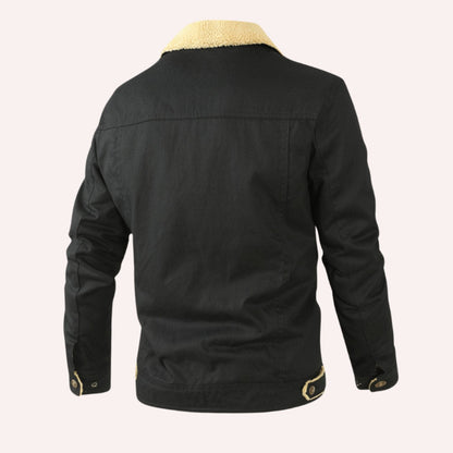 Dominic | Men's Warm Sherpa-Lined Winter Jacket