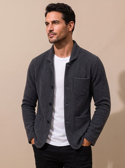 Thomas | Men's Slim-Fit Button-Front Knit Cardigan for Winter