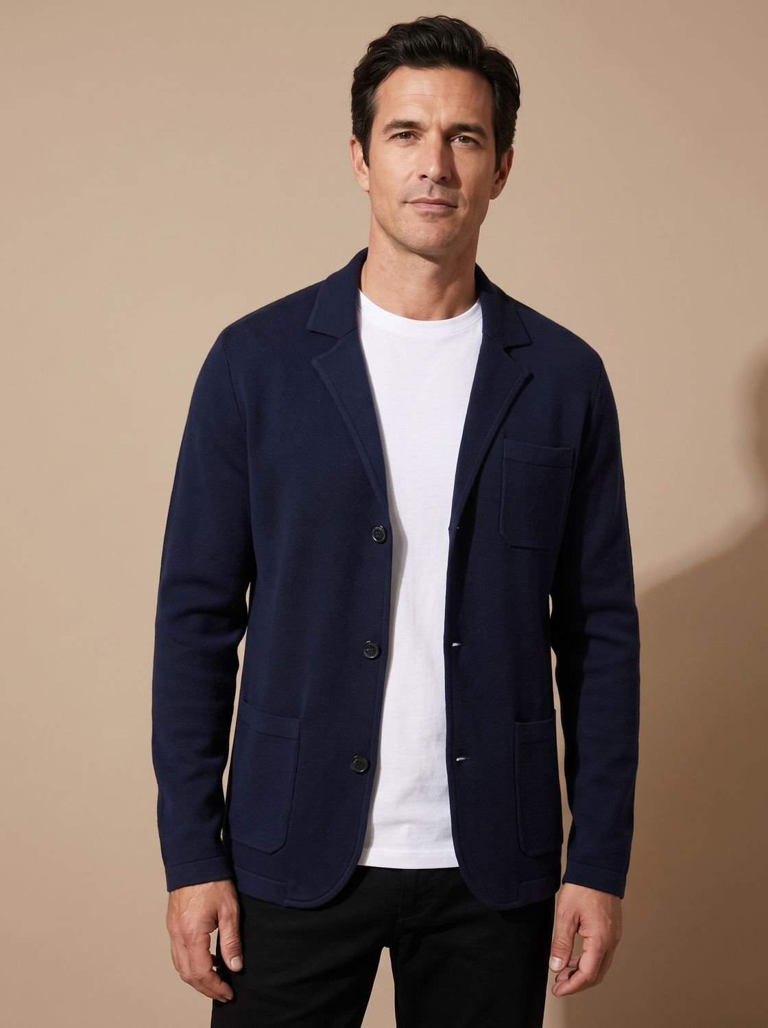Thomas | Men's Slim-Fit Button-Front Knit Cardigan for Winter