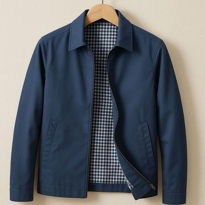 Theo | Men's Smart-Casual Full-Zip Harrington Jacket