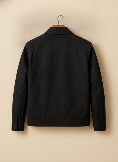 Theo | Men's Smart-Casual Full-Zip Harrington Jacket