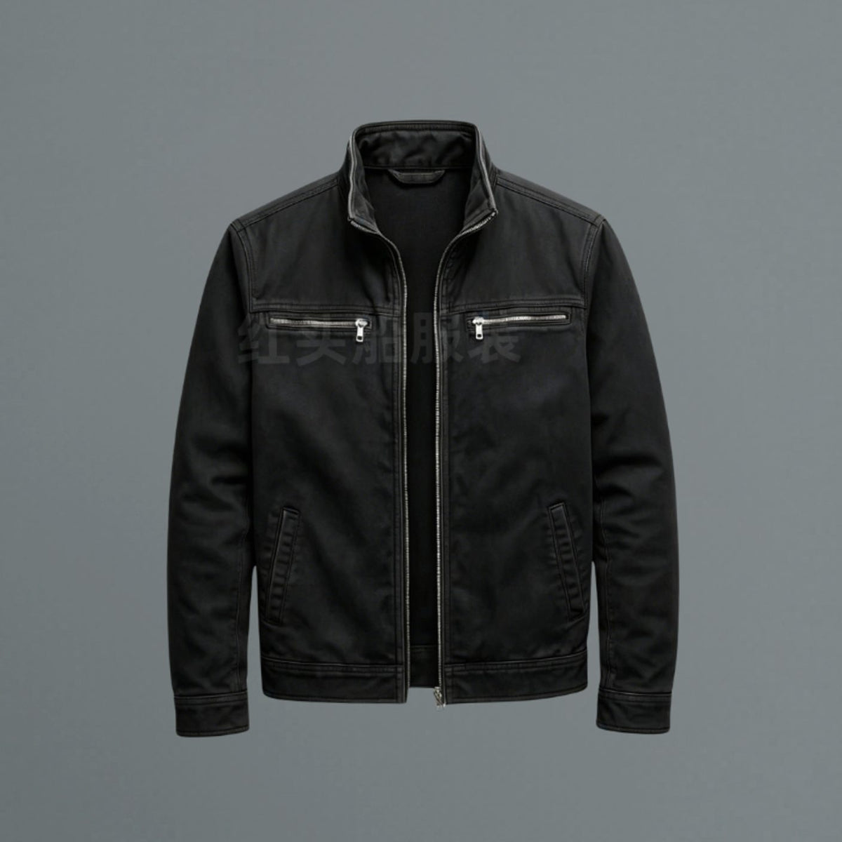 Edward | Men's Slim-Fit Stand-Collar Full-Zip Bomber Jacket