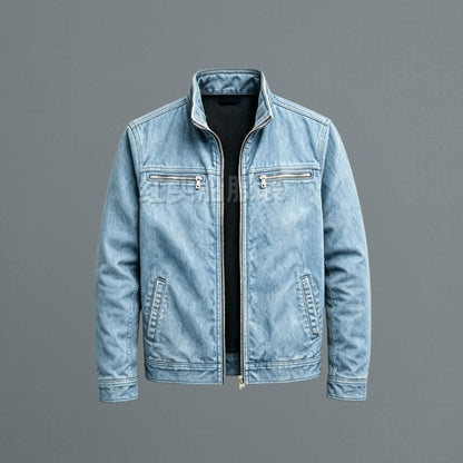Edward | Men's Slim-Fit Stand-Collar Full-Zip Bomber Jacket