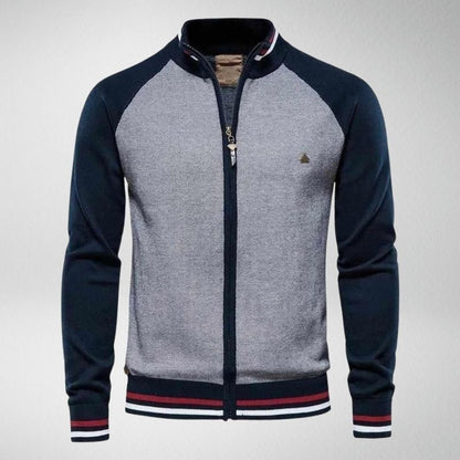 Ian | Men's Stylish Striped Knit Cardigan for Winter